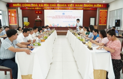 VIỆN HÀN LÂM KHOA HỌC XÃ HỘI VIỆT NAM KHẢO SÁT THỰC TẾ TẠI PHƯỜNG HẢI CHÂU