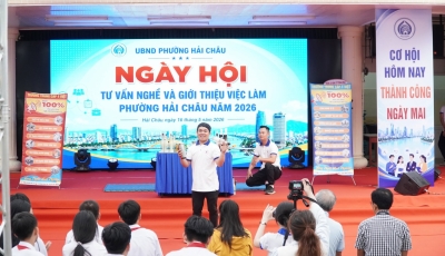 PHƯỜNG HẢI CHÂU TỔ CHỨC NGÀY HỘI TƯ VẤN NGHỀ VÀ GIỚI THIỆU VIỆC LÀM NĂM 2026 PHƯỜNG HẢI CHÂU TỔ CHỨC NGÀY HỘI TƯ VẤN NGHỀ VÀ GIỚI THIỆU VIỆC LÀM NĂM 2026