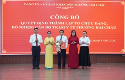 THÀNH LẬP CHI BỘ TRẠM Y TẾ PHƯỜNG – KIỆN TOÀN TỔ CHỨC, CỦNG CỐ ĐỘI NGŨ, NÂNG CAO CHẤT LƯỢNG CHĂM SÓC SỨC KHỎE NHÂN DÂN