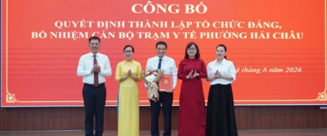THÀNH LẬP CHI BỘ TRẠM Y TẾ PHƯỜNG – KIỆN TOÀN TỔ CHỨC, CỦNG CỐ ĐỘI NGŨ, NÂNG CAO CHẤT LƯỢNG CHĂM SÓC SỨC KHỎE NHÂN DÂN