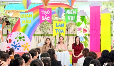 TRƯỜNG MẦM NON BÌNH MINH TỔ CHỨC TẬP HUẤN, BỒI DƯỠNG CHUYÊN MÔN CHO CÁN BỘ QUẢN LÝ, GIÁO VIÊN TRƯỜNG MẦM NON BÌNH MINH TỔ CHỨC TẬP HUẤN, BỒI DƯỠNG CHUYÊN MÔN CHO CÁN BỘ QUẢN LÝ, GIÁO VIÊN