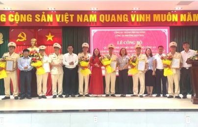 Công bố quyết định thành lập Công an phường Hải Châu Công bố quyết định thành lập Công an phường Hải Châu