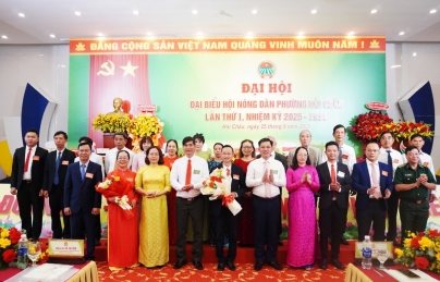 Hội Nông dân phường Hải Châu tổ chức Đại hội đại biểu lần thứ I, nhiệm kỳ 2025 - 2030 Hội Nông dân phường Hải Châu tổ chức Đại hội đại biểu lần thứ I, nhiệm kỳ 2025 - 2030