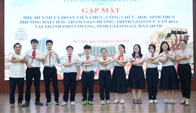 Phường Hải Châu gặp mặt phụ huynh và học sinh tham gia Chương trình giao lưu văn hóa tại thành phố Uiwang, Hàn Quốc Phường Hải Châu gặp mặt phụ huynh và học sinh tham gia Chương trình giao lưu văn hóa tại thành phố Uiwang, Hàn Quốc