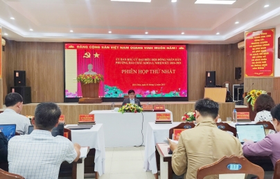 Ủy ban bầu cử đại biểu HĐND phường Hải Châu họp phiên thứ nhất Ủy ban bầu cử đại biểu HĐND phường Hải Châu họp phiên thứ nhất