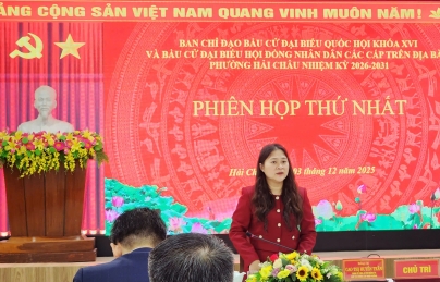 Phường Hải Châu tổ chức họp Ban Chỉ đạo bầu cử nhiệm kỳ 2026–2031 Phường Hải Châu tổ chức họp Ban Chỉ đạo bầu cử nhiệm kỳ 2026–2031