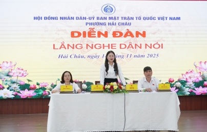 Phường Hải Châu tổ chức diễn đàn “Lắng nghe dân nói” Phường Hải Châu tổ chức diễn đàn “Lắng nghe dân nói”