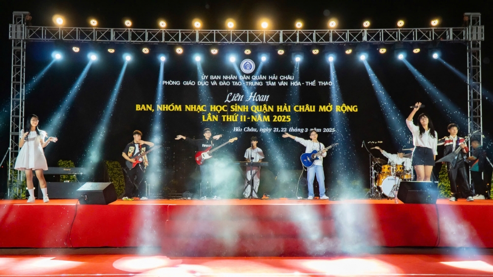 Liên hoan ban nhóm nhạc học sinh quận Hải Châu mở rộng, lần thứ 2 - năm 2025 Liên hoan ban nhóm nhạc học sinh quận Hải Châu mở rộng, lần thứ 2 - năm 2025